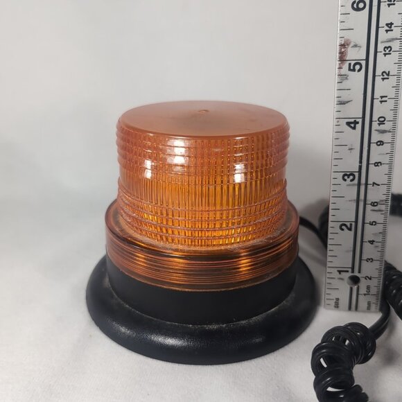 LED Strobe Light CAX45-LED E-330AM Amber Beacon Truck Magnetic Safety Ching Mars - Picture 8 of 12